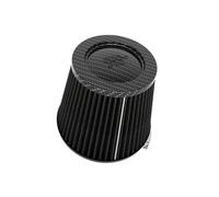 K&N Filtro de Aire Negro Dryflow Universal Cónico - Parte Superior de Fibra de Carbono - 127mm brida, 165mm base, 114mm parte superior, 143mm altura (RU-3134HBK)