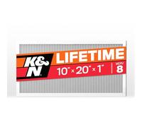 K&N Filtro de aire para horno HVAC de 10 x 20 x 1, dura toda una vida, lavable, Merv 8, el último filtro HVAC que comprarás, respira de forma segura en casa o en la oficina, HVC-8-11020