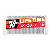 K&N Filtro de aire para horno HVAC de 12 x 20 x 1, dura toda una vida, lavable, Merv 8, el último filtro HVAC que comprarás, respira de forma segura en casa o en la oficina, HVC-8-11220