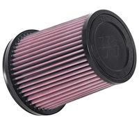 K&N Filtro de aire universal: alto rendimiento, premium, lavable, filtro de motor de repuesto: diámetro de la brida: 4 pulgadas, altura del filtro: 7.59375 pulgadas, longitud de la brida: 0.03125