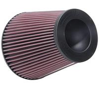 K&N Filtro de aire universal con abrazadera: alto rendimiento, premium, lavable, filtro de repuesto: diámetro de la brida: 15.2 cm, altura del filtro: 20.3 cm, longitud de la brida: 2.5 cm, forma: