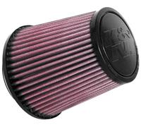 K&N Filtro cónico universal, conector de 70 mm, diámetro inferior de 119 mm, diámetro superior de 89 mm, 124 mm (RU-9350)