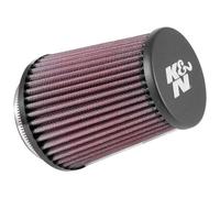 K&N Filtro de Aire Universal de Goma - 76mm brida, 113mm base, 89mm parte superior, 133mm altura (RE-5286)