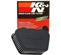 K&N YA-1307 Filtro de Aire para Yamaha XVS950/1300 V-STAR 07-09 Moto | Compatible con Select Yamaha 2007-2017: XVS1300 V-Star Deluxe/XVS13 Stryker (ver descripción del producto)