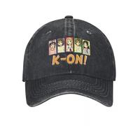 K ON Anime Unisex Style Gorras de béisbol Gorras de Mezclilla desgastadas cómicas Gorra clásica al Aire Libre Gorra Ajustable de Verano
