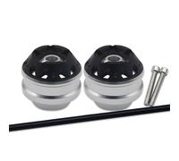 K para G310R para G310GS 2017 2018 2019 2020 2021 2022 2023 2024 Piezas Modificadas Motocicleta Deslizadores Eje Trasero Delantero Horquilla Protección Rueda Tapa Choque(Silver,Front Wheel)