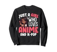 K-Pop Anime Amante Coreano Japonés Cultura Anime K-Pop Chica Sudadera