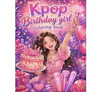 K-Pop Birthday Girl Coloring Book