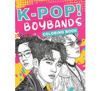 K Pop Boybands Coloring Book