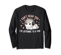 K-Pop Can't Hear You I'm Listening K-Pop Lover Kawaii K-Pop Manga Larga