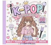 K Pop Coloring Book: Adorable Korean Pop Star Inspired Coloring Pages Featuring Cute Chibi Characters, Trendy Idol Looks, Music-Themed Designs, and Relaxing Stress-Relief Fun (Yume Neko)