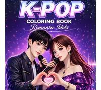 K-POP Coloring Book for Teens - Romantic Idols: Love, Friendship & Girl Moments - 55+ Manga, Anime & Sketch Style Pages. Valentine’s Day and All-Year ... (Creative Kpop Gifts & Books for Kids)