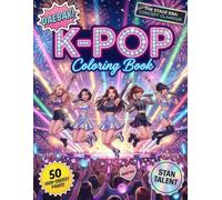 K-pop Coloring Book: Korean Fashion Coloring Pages For Young Adult & Teen Fans Of Boy And Girl Band Idols