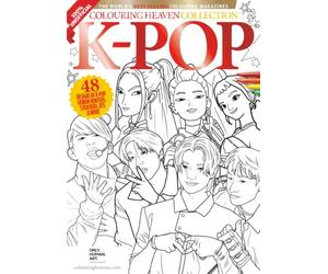 K-Pop Colouring Book: 48 Exclusive Designs | BTS, Stray Kids, BlackPink & More | Colouring Heaven Collection | 100% Unofficial