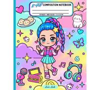 K-Pop Composition Notebook: A Cute Kawaii Notebook for Fans of K Pop & Chibi Art Style | 110 Wide-Ruled Pages for Notes, Classes, and Creative Writing