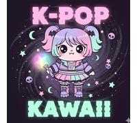 K-Pop Creepy Kawaii Coloring Book: Spooky Cute Idol Monsters, Bold and Easy Chibi Goth Characters for Teens and Kpop Fans Relaxation