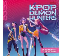 K-POP Demon Hunter 2026 16 Month Square Calendar, 30 x 30 cm, Oficial Licensed by Pyramid International, K-pop Wall Calendar with Stunning Artwork and Monthly Layouts