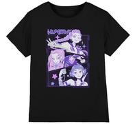 K-Pop Demon Hunters - Anime Huntrix Huntr/X Kids T Shirt, Black, 12-13 Years