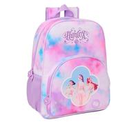 K-POP Demon Hunters - ARTIST - Mochila Escolar Niño, Mochila Niño, Mochila Infantil, Adaptable a Carro, Ideal para Niños en Edad Escolar, Cómoda y Versátil, Resistencia, 33x14x42 cm