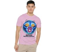 K-Pop Demon Hunters - Camiseta Unisex de Dibujos Animados Derpy Save The Date, Rosa Claro, 3XL