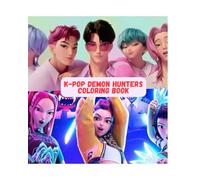 K-Pop Demon Hunters Coloring Book for Teens and Adults: 30 Pages | Anime-Inspired Outfits, Fantasy Scenes, and Stress Relief Fun for Kpop Fans