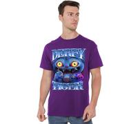 K-Pop Demon Hunters - Derpy Tiger Bootleg Unisex T Shirt, Purple, Large