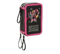 Demon Hunters Kpop Energy triple pencil case 37pcs Safta