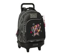 K-POP Demon Hunters - ENERGY - Mochila Grande con Ruedas, Compacta, Extraíble, Ideal para Niños de Diferentes Edades, Cómoda y Versátil, Resistencia, 33x22x45 cm