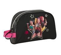 K-Pop Demon Hunters - Energy - Neceser Escolar Infantil Pequeño con Asa, Neceser Infantil, Adaptable a Carro, Ideal para Niños de 5 a 14 Años, Cómodo y Versátil, Resistencia, 28x10x18 cm