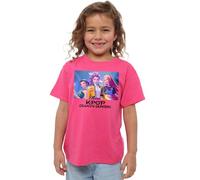 K-Pop Demon Hunters Heroic Huntrix Huntr/X Kids T Shirt, White Camiseta, Fucsia, 7-8 años Unisex niños