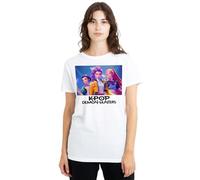 K-Pop Demon Hunters - Heroic Huntrix Huntr/X Ladies T Shirt, White, X-Large