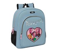 K-POP Demon Hunters - HUNTR/X - Mochila Escolar Niño, Mochila Infantil, Adaptable a Carro, Ideal para Niños en Edad Escolar, Cómoda y Versátil, Resistencia, 32x12x38 cm