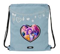 K-POP Demon Hunters - HUNTR/X - Mochila Saco Plano Grande, Mochila, Ideal para Niños de Diferentes Edades, Cómoda y Versátil, Resistencia, 35x40 cm