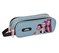 Safta Portatodo HUNTR/X Demon Hunters K-POP Doble Infantil 21x6x8 cm