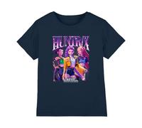K-Pop Demon Hunters Huntrix Bootleg T Shirt, Navy, 5-6 Years Unisex Kids