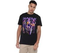 K-Pop Demon Hunters Huntrix Huntr/X Golden Trio Pose Unisex T Shirt, Black, M