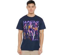 K-Pop Demon Hunters Huntrix Huntr/X Golden Trio Pose Unisex T Shirt, Navy, 5XL