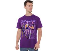 K-Pop Demon Hunters - Huntrix Huntr/X Golden Trio Pose Unisex T Shirt, Purple, Large
