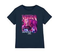 K-Pop Demon Hunters - Huntrix Huntr/X Mira Bootleg Kids T Shirt, Navy, 9-11
