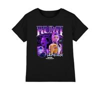 K-Pop Demon Hunters Huntrix Huntr/X Rumi Bootleg T Shirt, Black, 12-13 años Unisex Kids