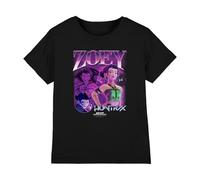 K-Pop Demon Hunters Huntrix Huntr/X Zoey Bootleg T Shirt, Black, 7-8 años Unisex Kids