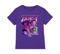 K-Pop Demon Hunters Huntrix Huntr/X Zoey Bootleg T Shirt, Purple, 7-8 años Unisex Kids