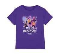 K-Pop Demon Hunters Huntrix It's My Birthday Group T Shirt, Purple, 5-6 años Unisex Kids