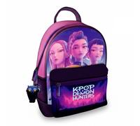 K-pop Demon Hunters Huntrix - Mochila de moda con licencia oficial para escuela, universidad y viaje con correas ajustables