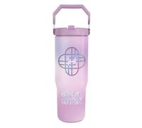 K-pop Demon Hunters (Huntrix - Vaso de 30 onzas con popote de polietileno, capacidad de 850 ml, producto con licencia oficial, vasos K-Pop para el hogar