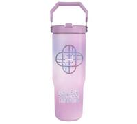 K-pop Demon Hunters (Huntrix - Vaso de 30 onzas con popote de polietileno, capacidad de 850 ml, producto con licencia oficial, vasos K-Pop para el hogar