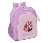 K-POP Demon Hunters - ICONIC - Mochila Escolar Niño, Mochila Infantil, Adaptable a Carro, Ideal para Niños en Edad Escolar, Cómoda y Versátil, Resistencia, 32x12x38 cm