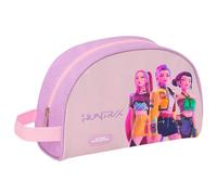 K-Pop Demon Hunters - Iconic - Neceser Escolar Infantil Pequeño con Asa, Neceser Infantil, Adaptable a Carro, Ideal para Niños de 5 a 14 Años, Cómodo y Versátil, Resistencia, 28x10x18 cm