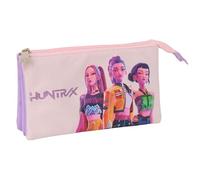 Safta Portatodo Iconic K-Pop Demon Hunters Triple Estuche infantil 22x3x12 cm