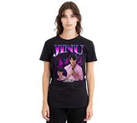 K-Pop Demon Hunters Jinu Bootleg Ladies T Shirt, Black, Small